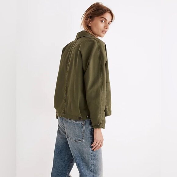 Madewell Drapey Pomeray Chore Jacket - Picture 3 of 9